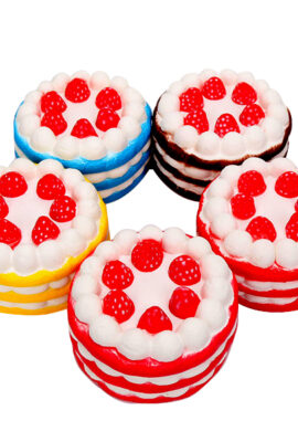 Cute Jumbo Squishy Strawberry Cake Stress Relief