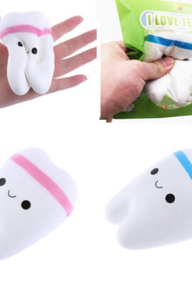 Stress Relief Cute Teeth Soft Squishy