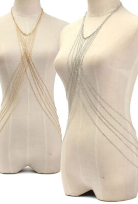 Women Tassel Sexy Beach Crossover Waist Body Chain Necklace